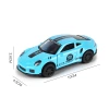 Alloy car model 1:43 double door rebound car ornaments, boys' toys wholesale Item Picture